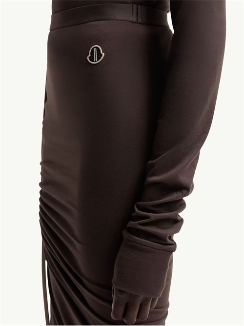 Gonna lunga arricciata MONCLER + RICK OWENS | MU01F8H0289AHD256